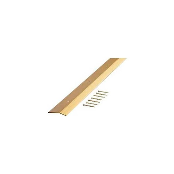 M-D Building Products M-D Carpet Trip, Extra Wide, Smooth, 36L, Satin Brass, Screw Nails 72066 - main